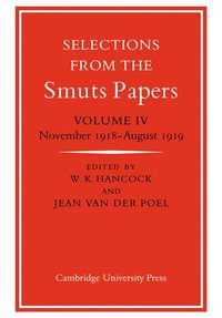 bokomslag Selections from the Smuts Papers