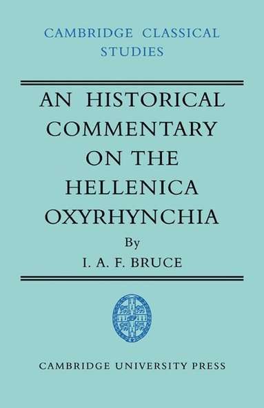 bokomslag An Historical Commentary on the Hellenica Oxyrhynchia