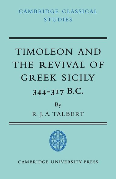 bokomslag Timoleon and the Revival of Greek Sicily