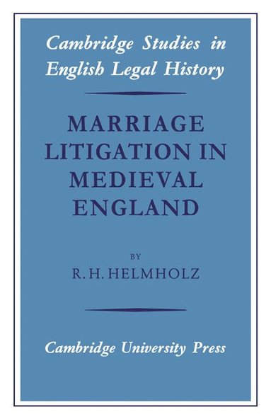 bokomslag Marriage Litigation in Medieval England