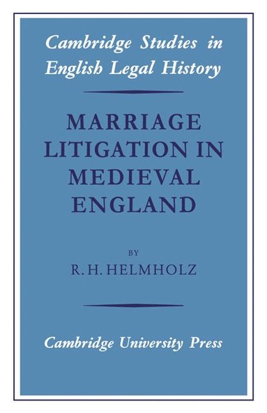 bokomslag Marriage Litigation in Medieval England