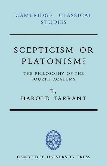 Scepticism or Platonism? 1