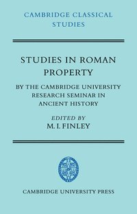 bokomslag Studies in Roman Property