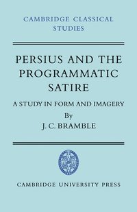 bokomslag Persius and the Programmatic Satire