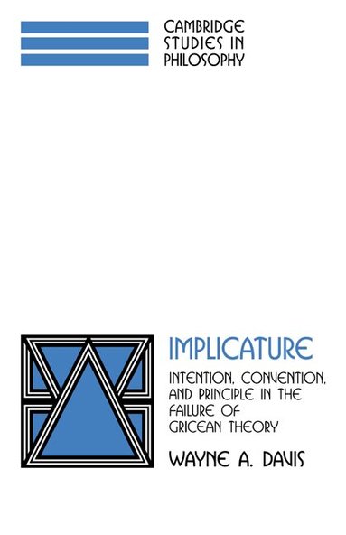 Wayne A. Davis - Implicature, Häftad
