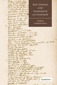 bokomslag Ben Jonson and Possessive Authorship