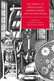 Elizabeth Fowler, Roland Greene, Connecticut) Fowler, Elizabeth (Yale University, Roland (University of Oregon) Greene, Fowler Elizabeth - Project of Prose in Early Modern Europe and the New World, Häftad