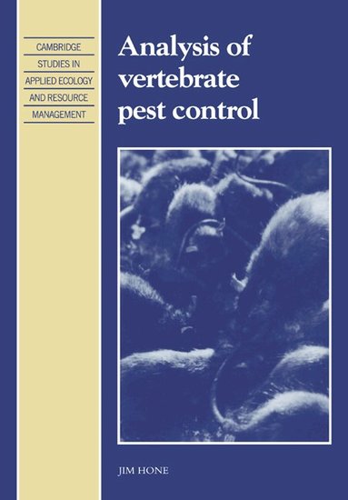 Jim Hone - Analysis of Vertebrate Pest Control, Häftad