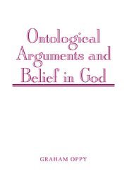 Ontological Arguments and Belief in God 1