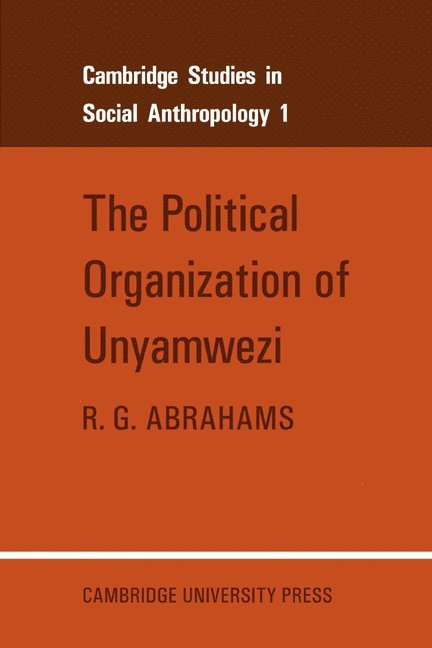 The Political Organization of Unyamwezi 1