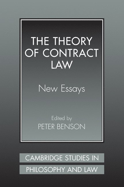 The Theory of Contract Law 1