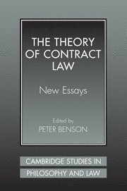 The Theory of Contract Law 1