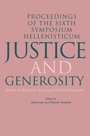 Andre Laks, Malcolm Schofield, New Jersey) Laks, Andre (Princeton University, Malcolm (University of Cambridge) Schofield - Justice and Generosity, Häftad