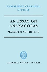 Malcolm Schofield - Essay on Anaxagoras, Häftad