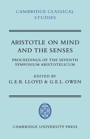 bokomslag Aristotle on Mind and the Senses