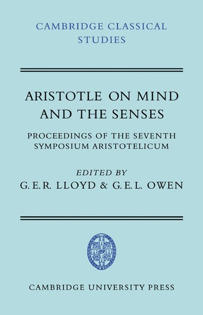 Aristotle on Mind and the Senses 1