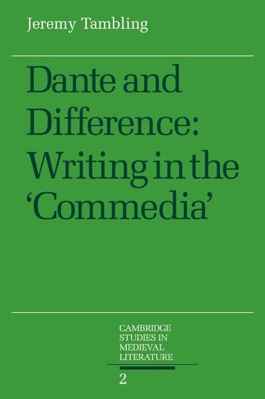 Jeremy Tambling - Dante and Difference, Häftad