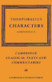 Theophrastus, James Diggle - Theophrastus: Characters, Häftad