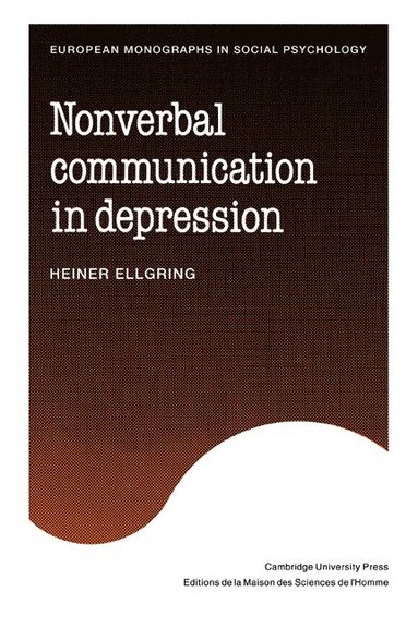 bokomslag Non-verbal Communication in Depression