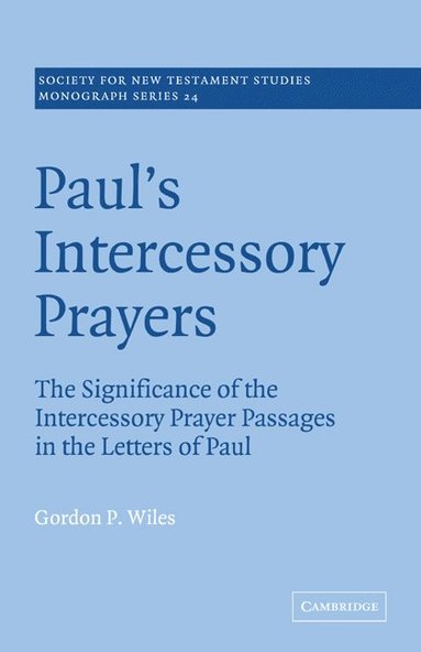 bokomslag Paul's Intercessory Prayers