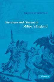 bokomslag Literature and Dissent in Milton's England