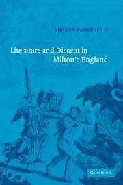 Literature and Dissent in Milton's England 1