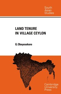 bokomslag Land Tenure in Village Ceylon