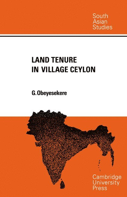 Land Tenure in Village Ceylon 1