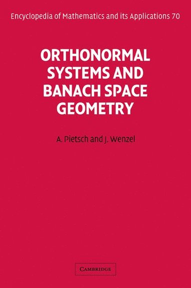 bokomslag Orthonormal Systems and Banach Space Geometry