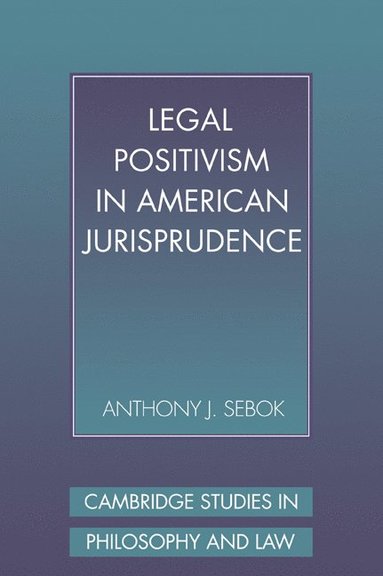 bokomslag Legal Positivism in American Jurisprudence