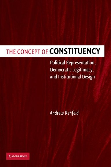 bokomslag Concept of Constituency