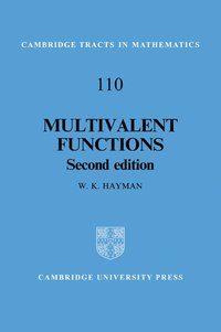 bokomslag Multivalent Functions