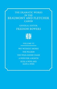 bokomslag The Dramatic Works in the Beaumont and Fletcher Canon: Volume 6, Wit Without Money, The Pilgrim, The Wild-Goose Chase, A Wife for a Month, Rule a Wife and Have a Wife