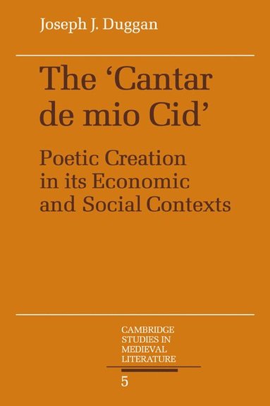 bokomslag The Cantar de mio Cid