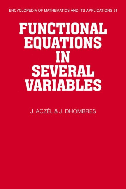 Functional Equations in Several Variables 1