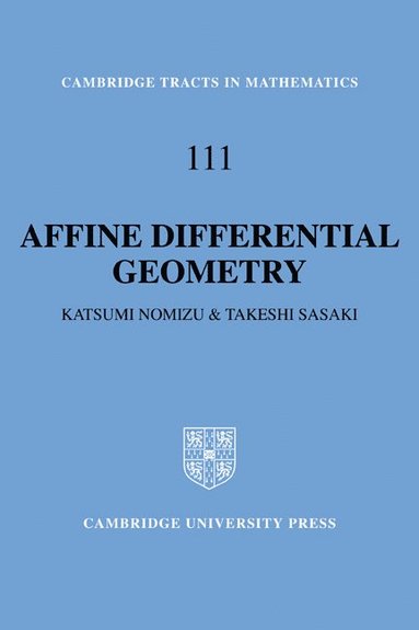 bokomslag Affine Differential Geometry