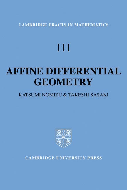 Affine Differential Geometry 1