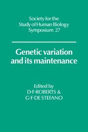 Genetic Variation and its Maintenance 1