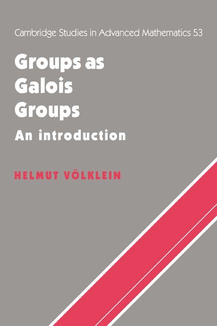 Groups as Galois Groups 1