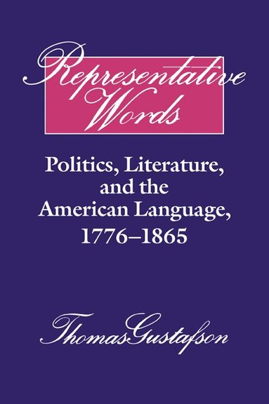 Thomas Gustafson - Representative Words, Häftad