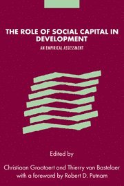 bokomslag Role of Social Capital in Development
