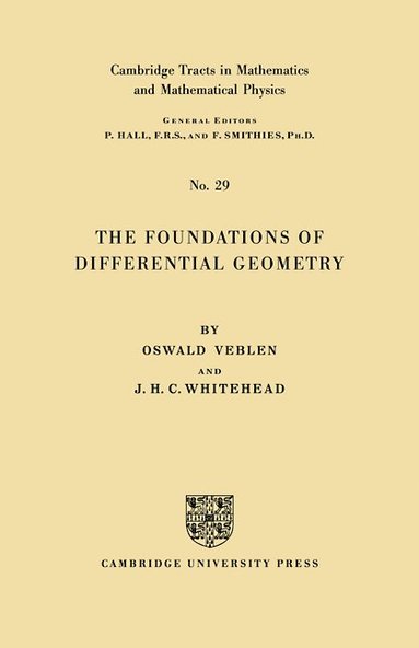 bokomslag The Foundations of Differential Geometry