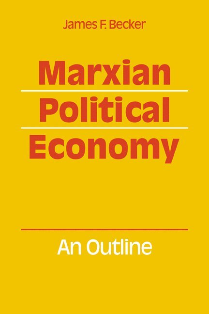 Marxian Political Economy 1