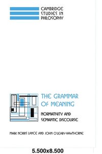bokomslag The Grammar of Meaning