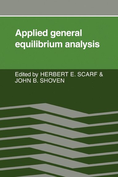 bokomslag Applied General Equilibrium Analysis