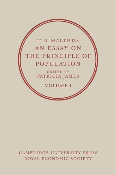 bokomslag An Essay on the Principle of Population: Volume 1