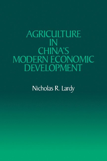 Agriculture in China's Modern Economic Development 1