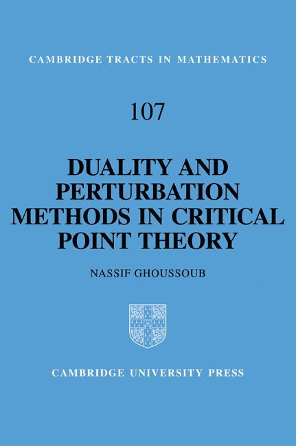 Duality and Perturbation Methods in Critical Point Theory 1