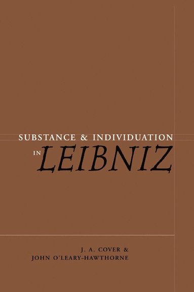 bokomslag Substance and Individuation in Leibniz