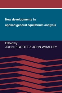 bokomslag New Developments in Applied General Equilibrium Analysis